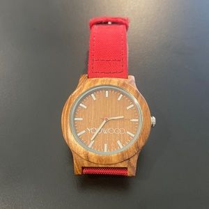YOUWOOD Red watch - unique and super cool!!